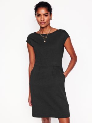 Florrie Jersey Dress-Black