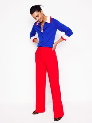 Westbourne Ponte Trousers-Hot Pepper