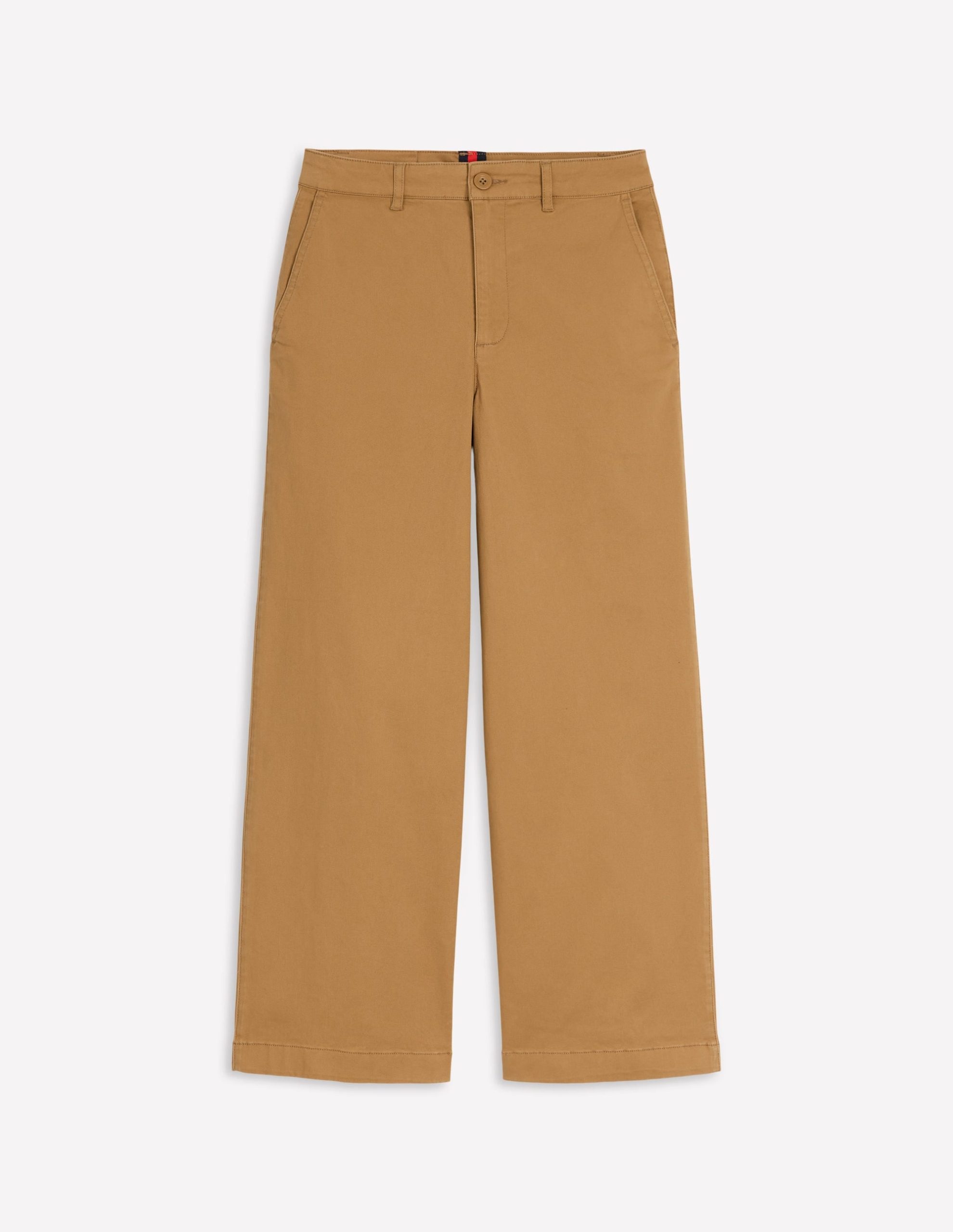 Barnsbury Crop Chino Trousers-Hazelnut Brown - Image 5