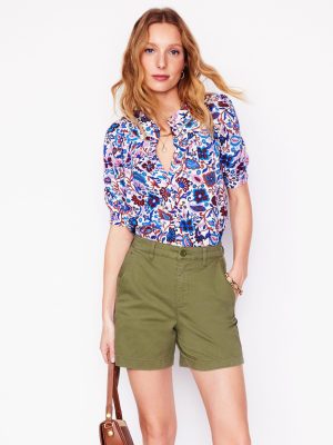 Barnsbury Chino Shorts-Woodland Green