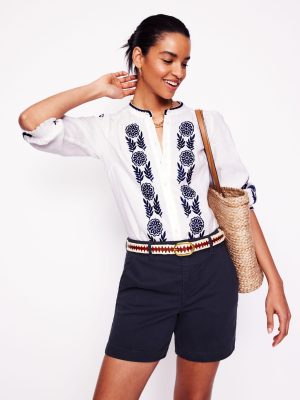 Barnsbury Chino Shorts-Navy