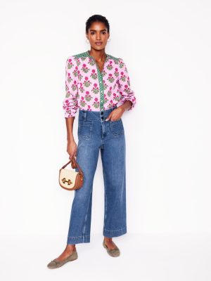 Primrose Patch Pocket Jeans-Light Vintage