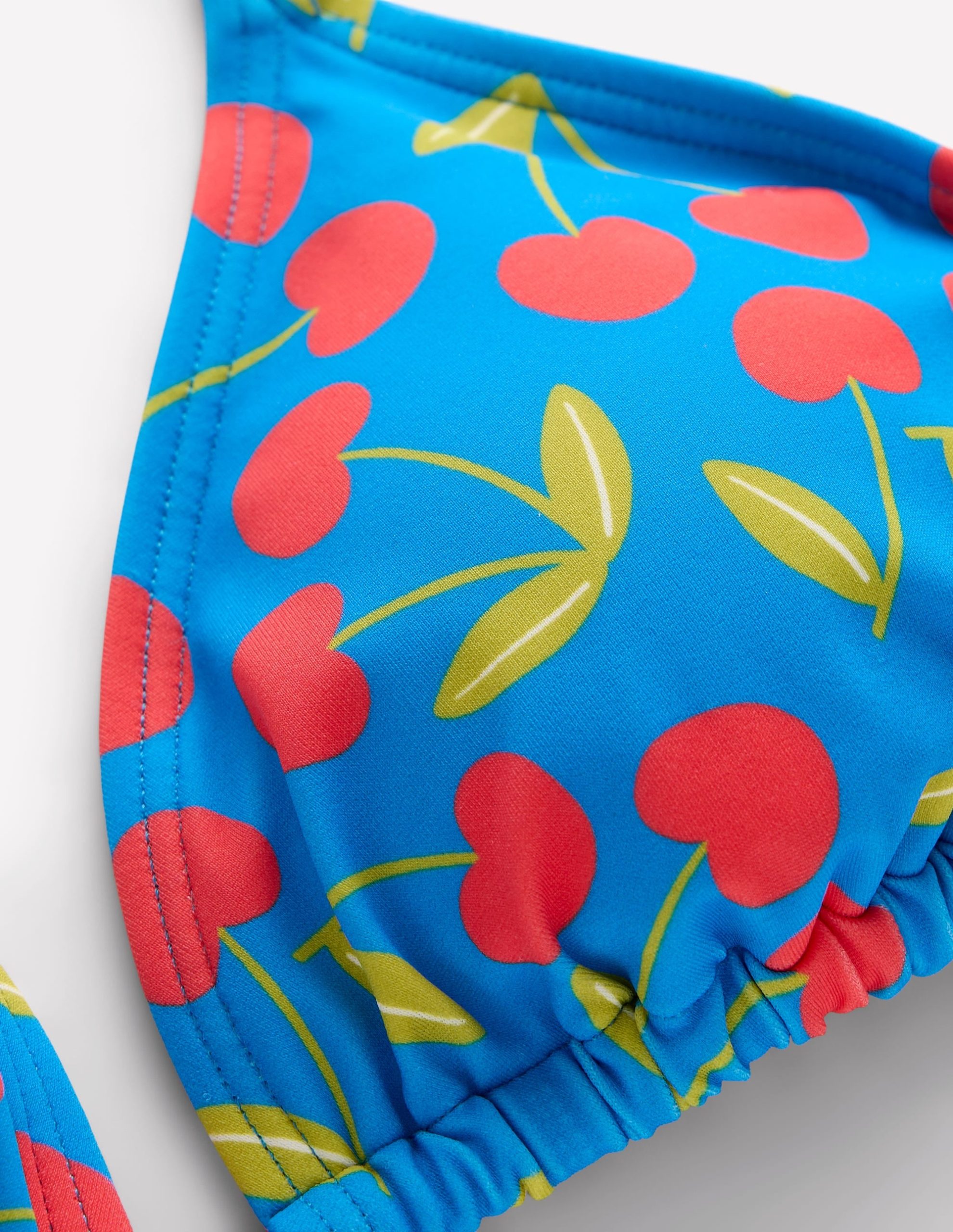 Symi String Bikini Top-Gallery Blue. Cherry Scatter - Image 6