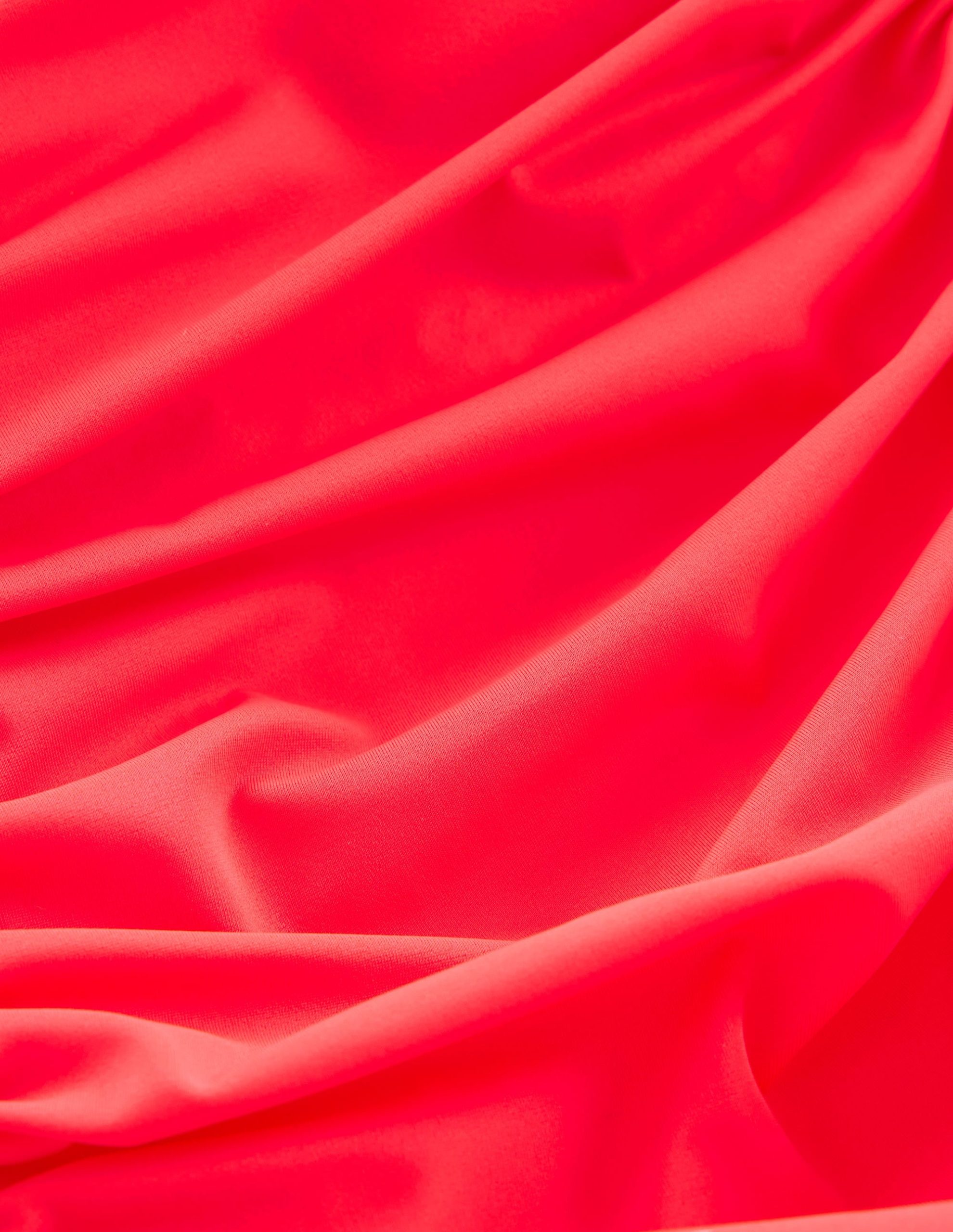 Kythira Ruched Swimsuit-Red - Image 6