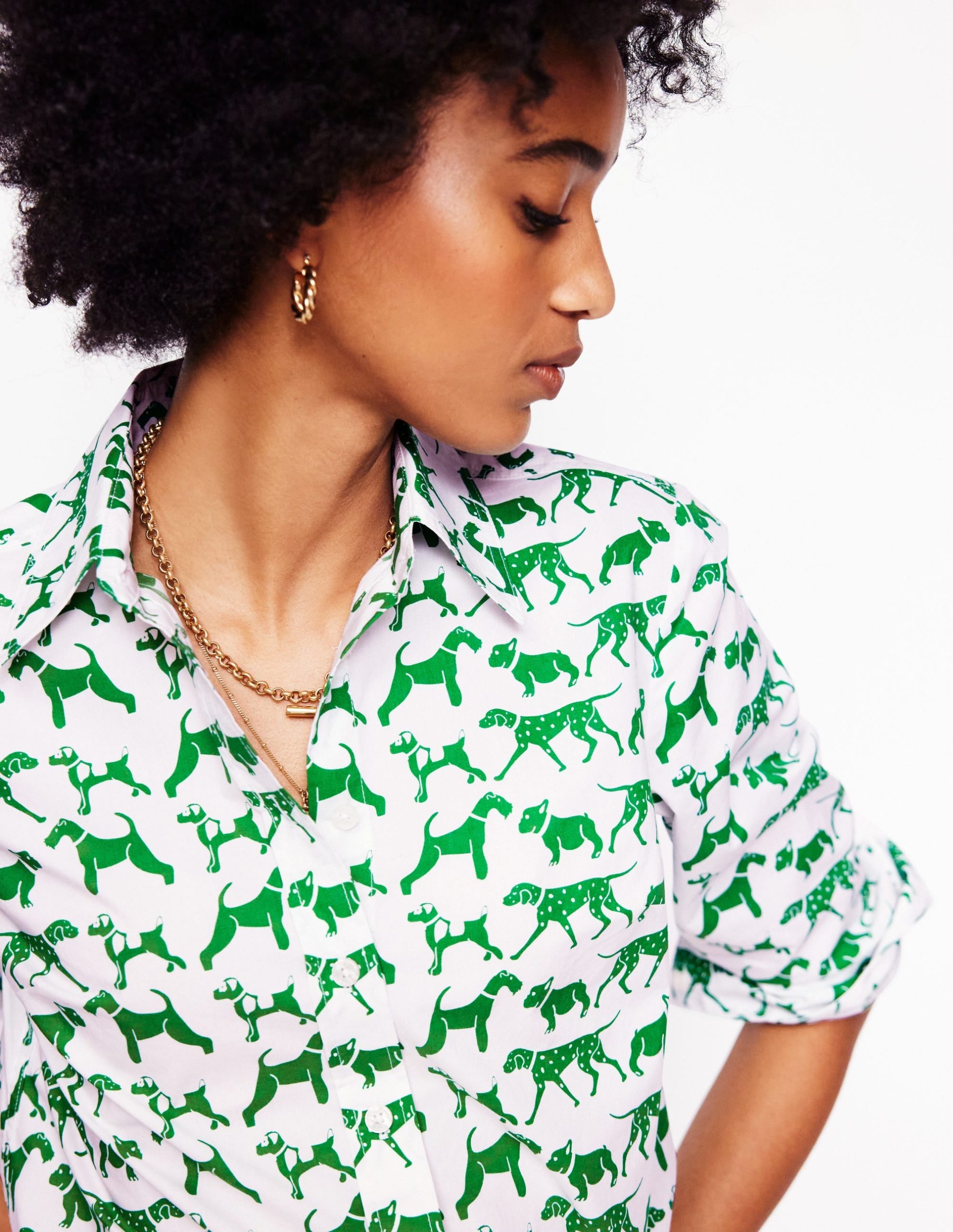 Sienna Cotton Shirt-Ivory. Janet And Friends - Image 4