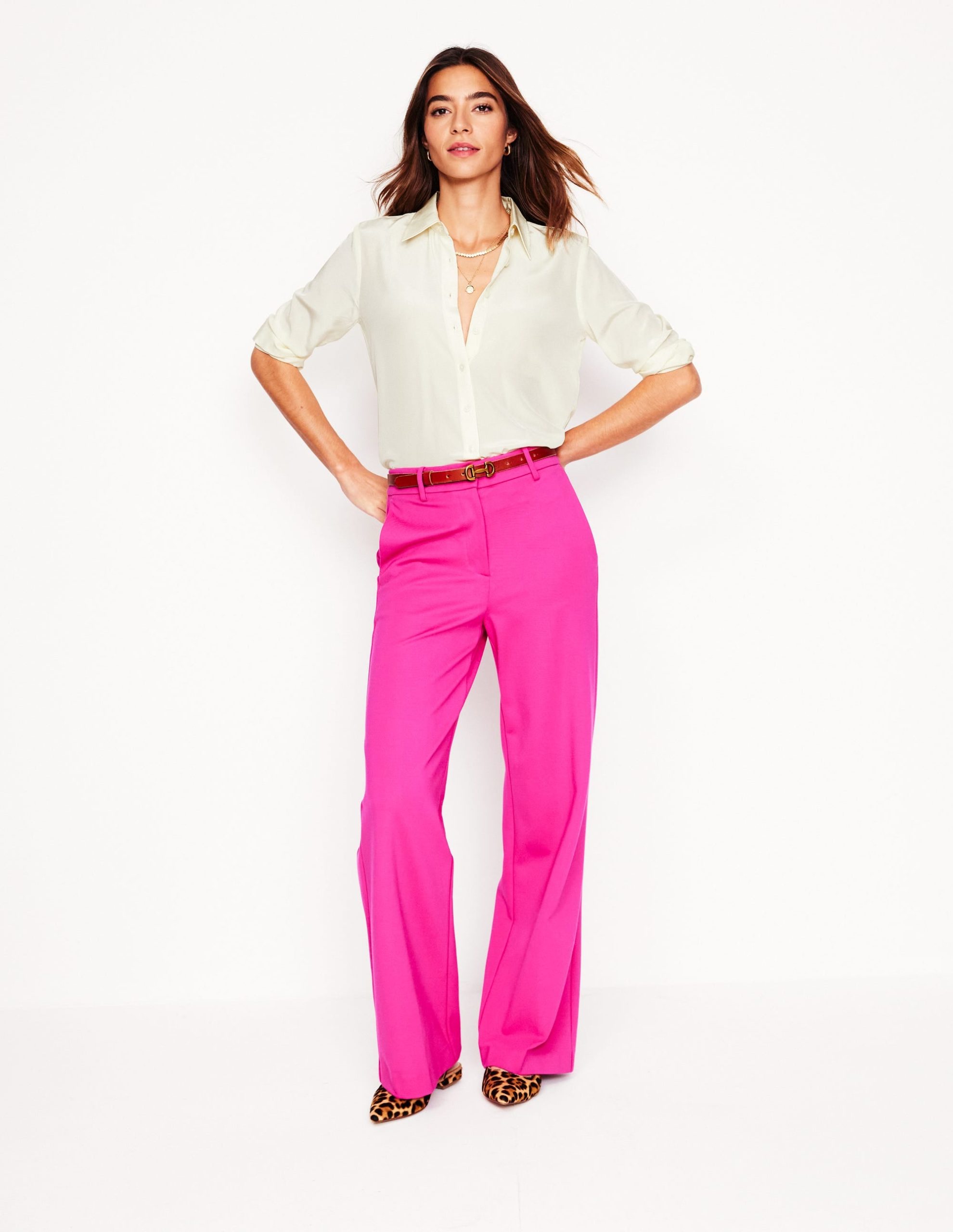 Sienna Silk Shirt-Ivory - Image 5