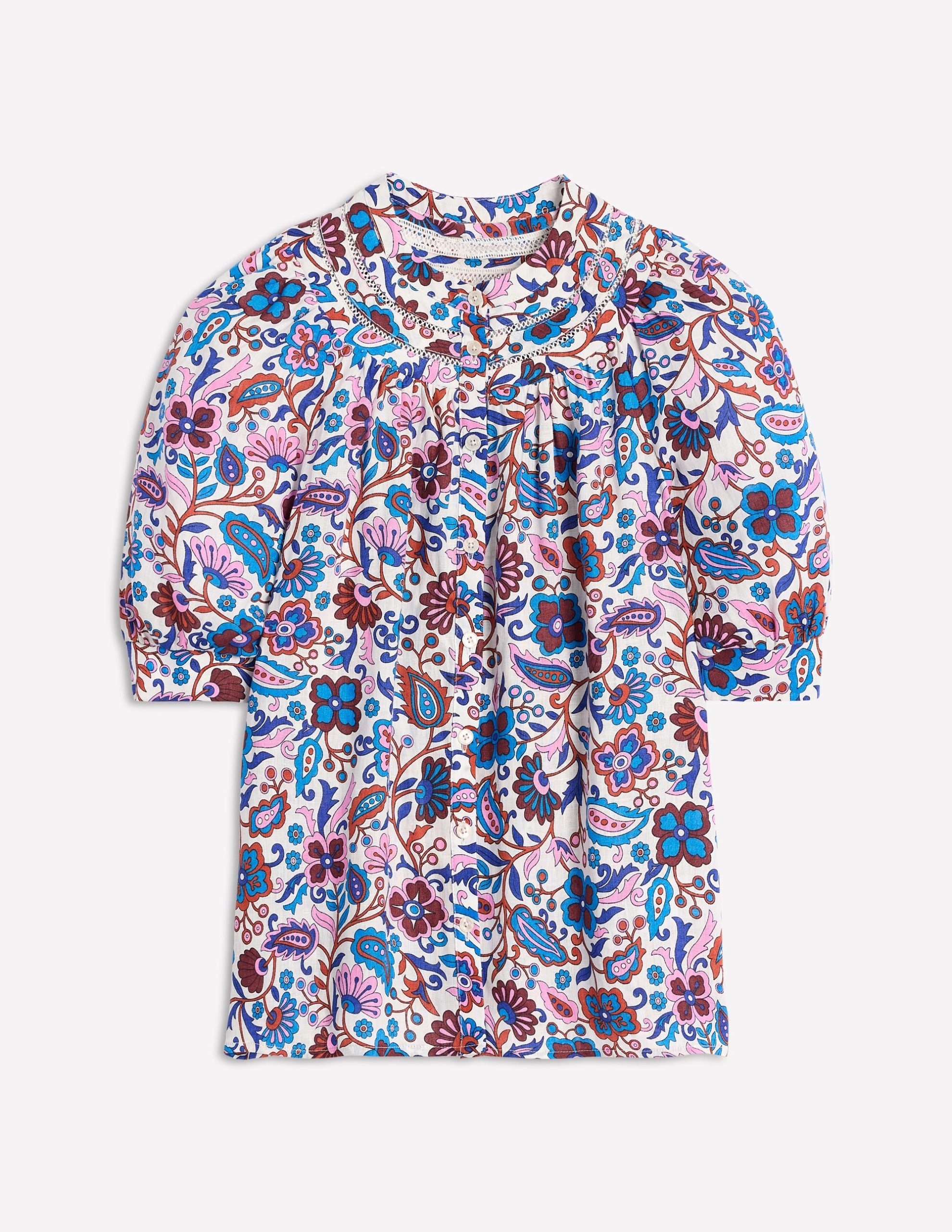 Bea Linen Top-Multi. Oriental Paradise - Image 5