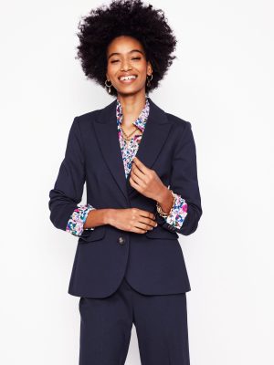 Marylebone Ponte Blazer-Navy