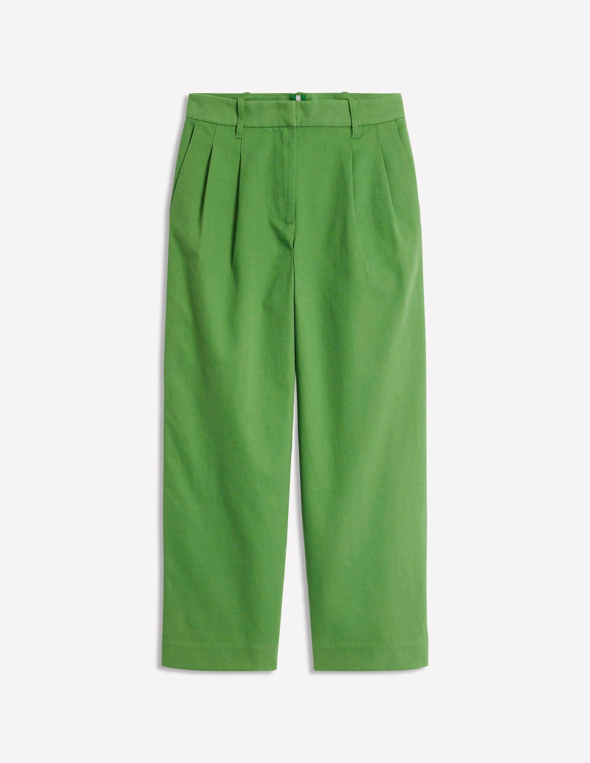 Bloomsbury Cotton Trousers-Paradise Green - Image 6