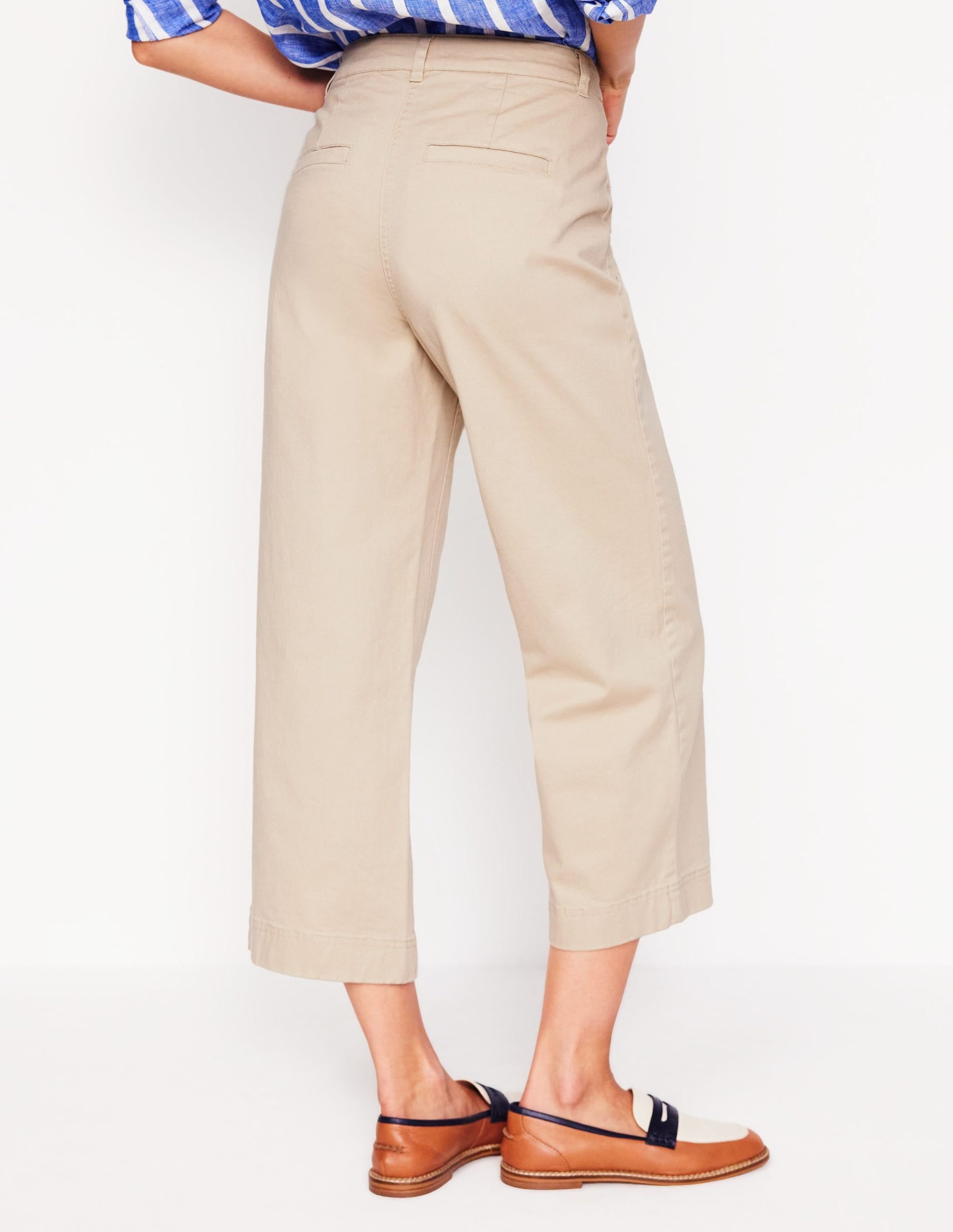 Patch Pocket Crop Chino-Oatmeal - Image 3