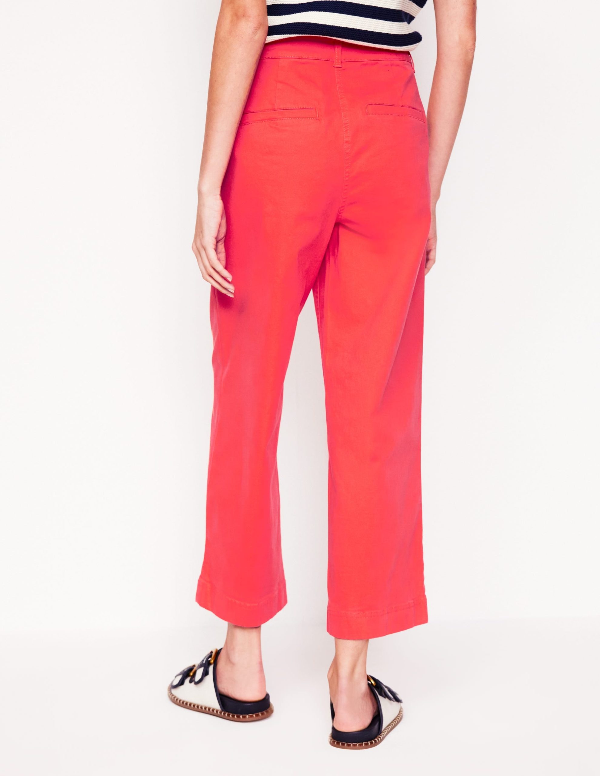 Patch Pocket Crop Chino-Jam Red - Image 3