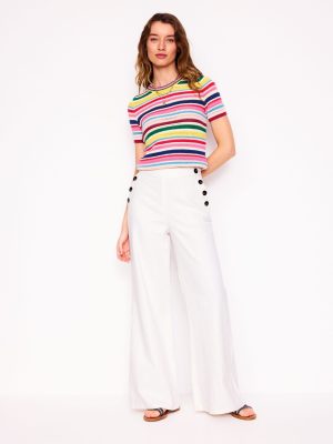 Greenwich Sailor Pants-White