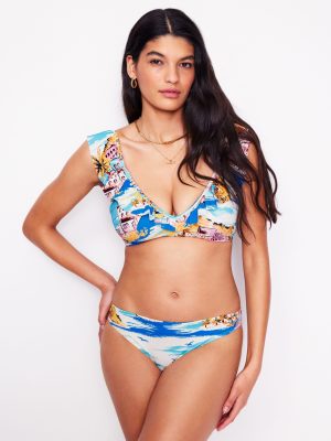 Classic Bikini Bottoms-Multi. Paradise Bay