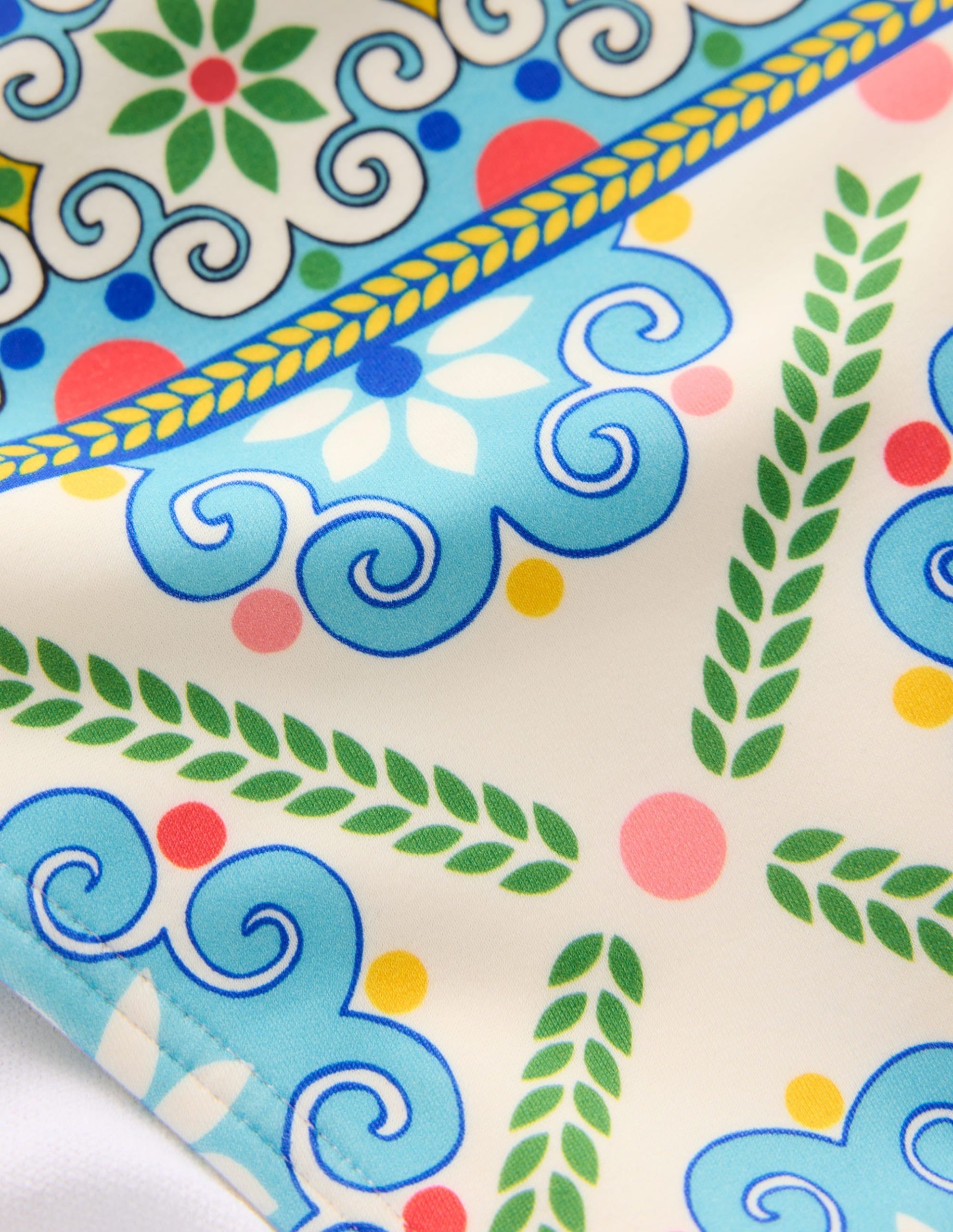 Porto Bikini Bottoms-Multi. Citrus Vine Tile - Image 9