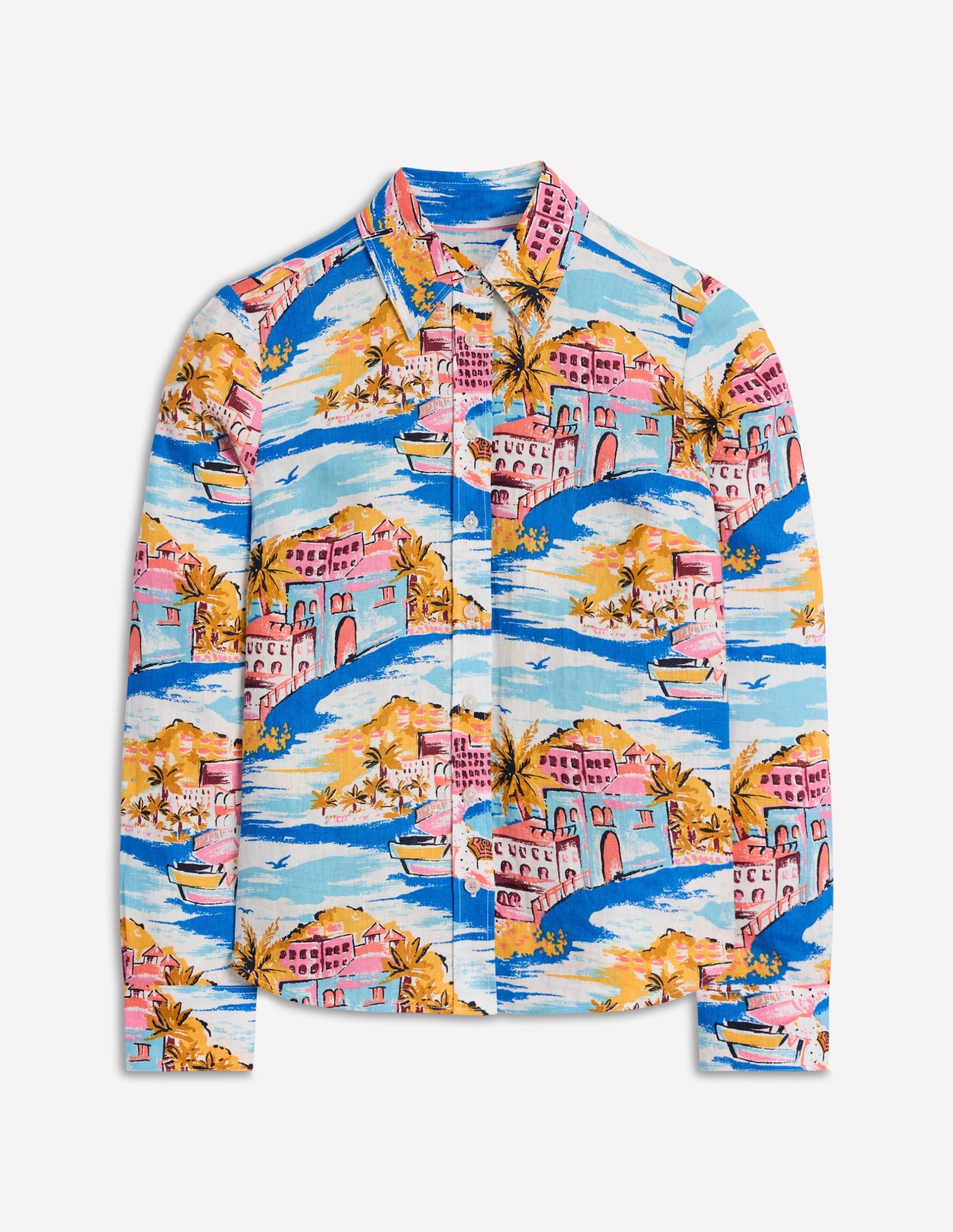 Sienna Linen Shirt-Multi. Paradise Bay - Image 7