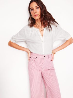 Isla Jersey Shirt-White