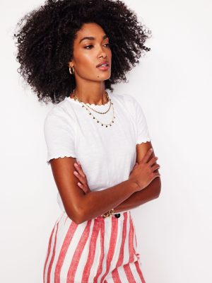 Ali Ricrac T-shirt-White