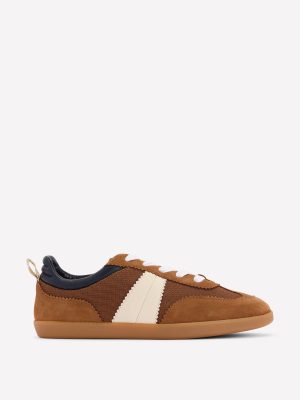 Erin Retro Tennis Trainers-Gingersnap