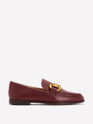 Iris Snaffle Loafers-Oxblood