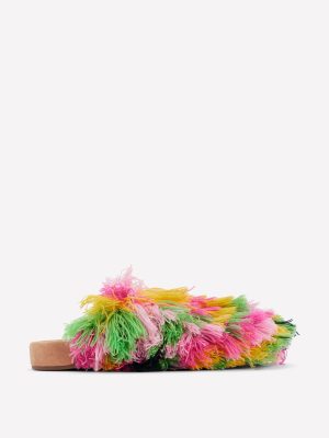 Multi Texture Mules-Multi