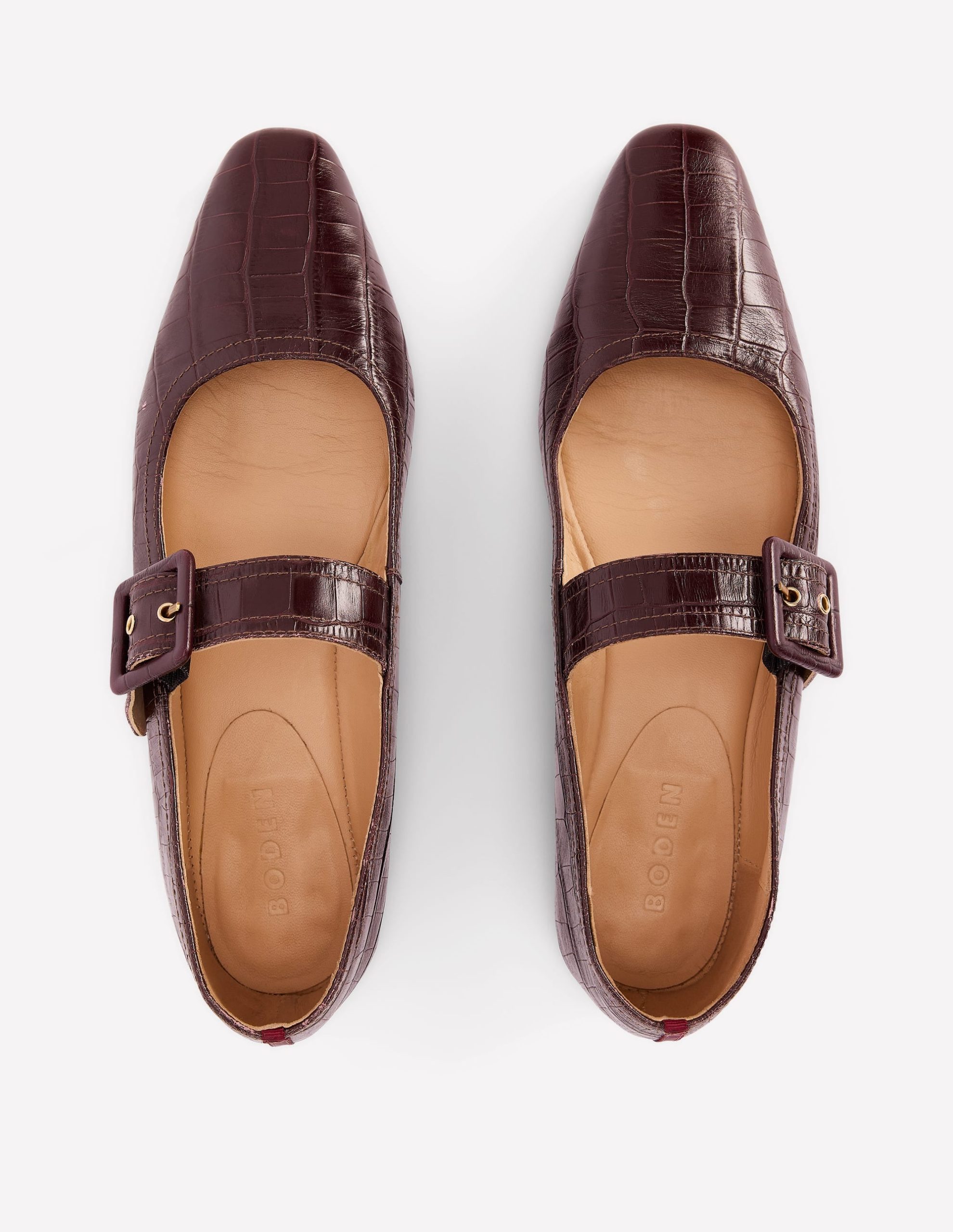 Vic Chisel Toe Mary Janes-Oxblood - Image 5