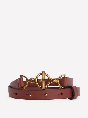 T-bar Ring Belt-Tan