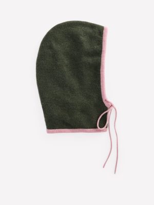 Knitted Hood-Deep Olive