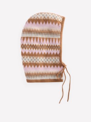 Knitted Hood-Soft Pink