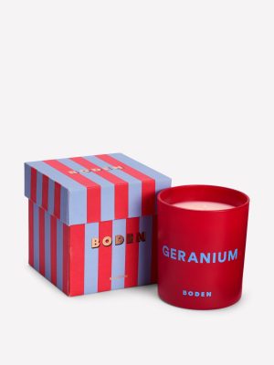 Single Candle-Geranium