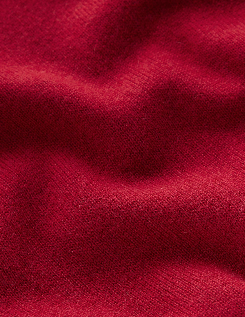 Eva Cashmere Crew Neck Jumper-Red Liquorice - Image 7