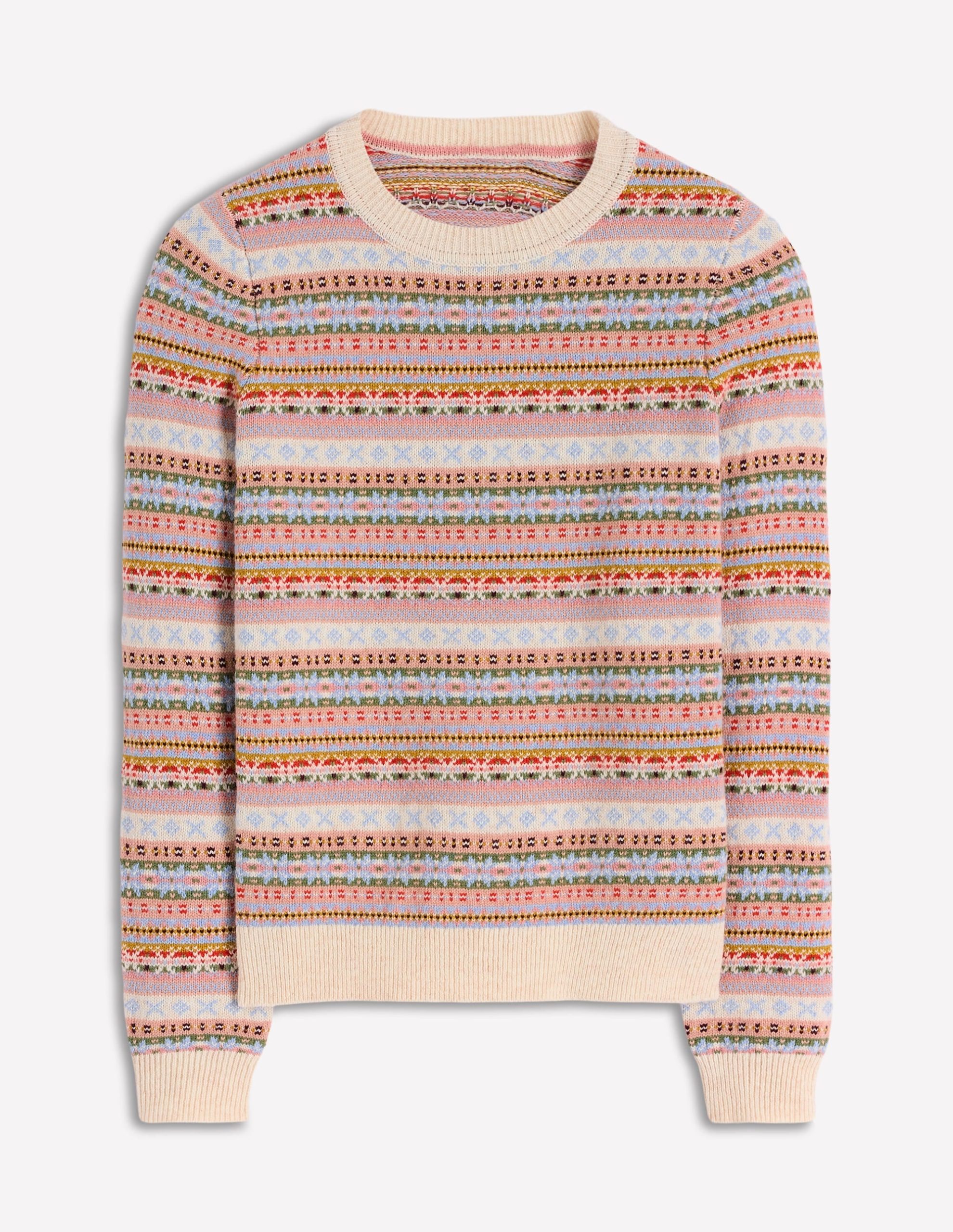 Edie Fair Isle Jumper-Heritage Fair Isle - Image 6