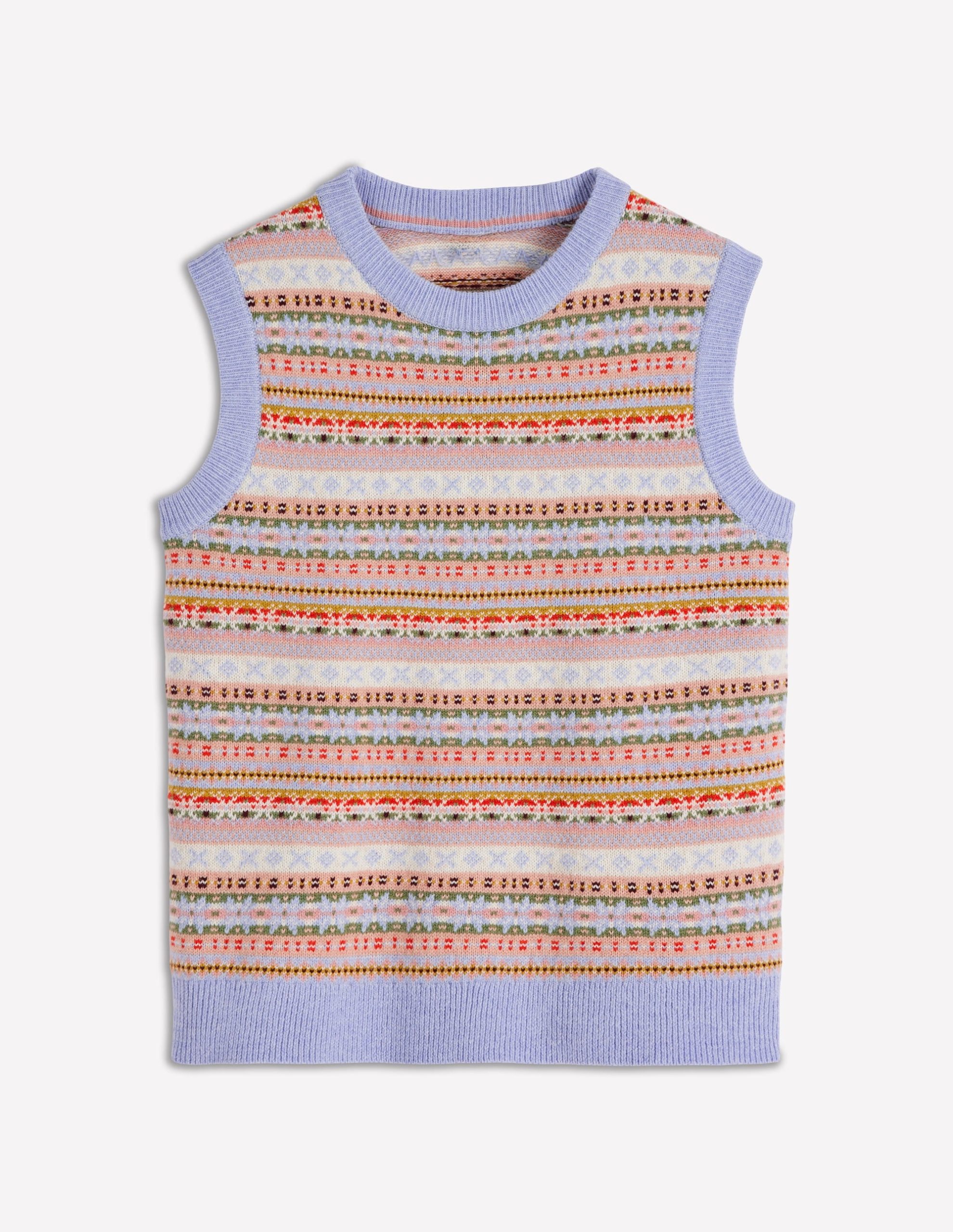 Edie Fair Isle Tank-Heritage Fair Isle - Image 7