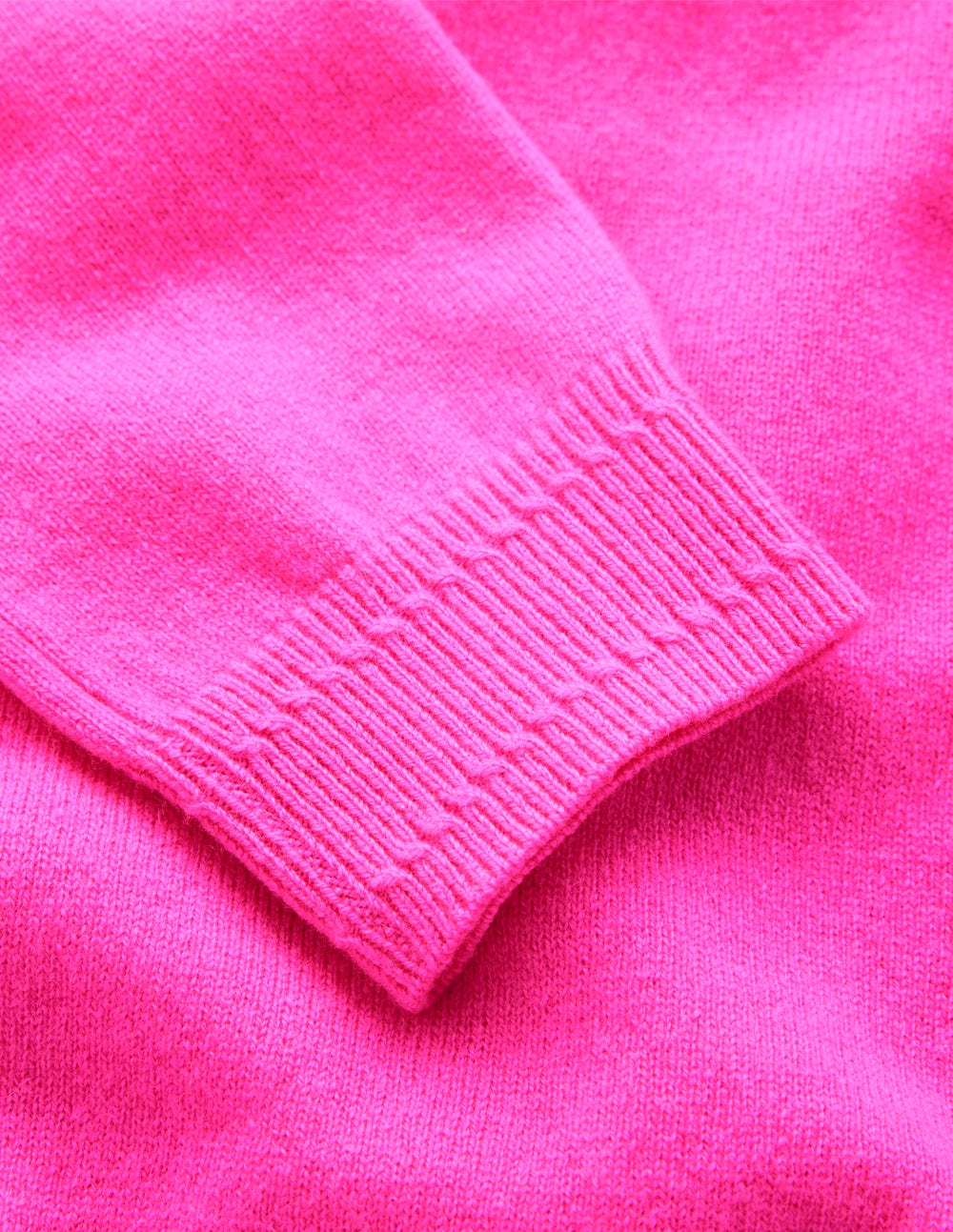 Eva Cashmere Roll Neck Jumper-Pop Pansy - Image 6