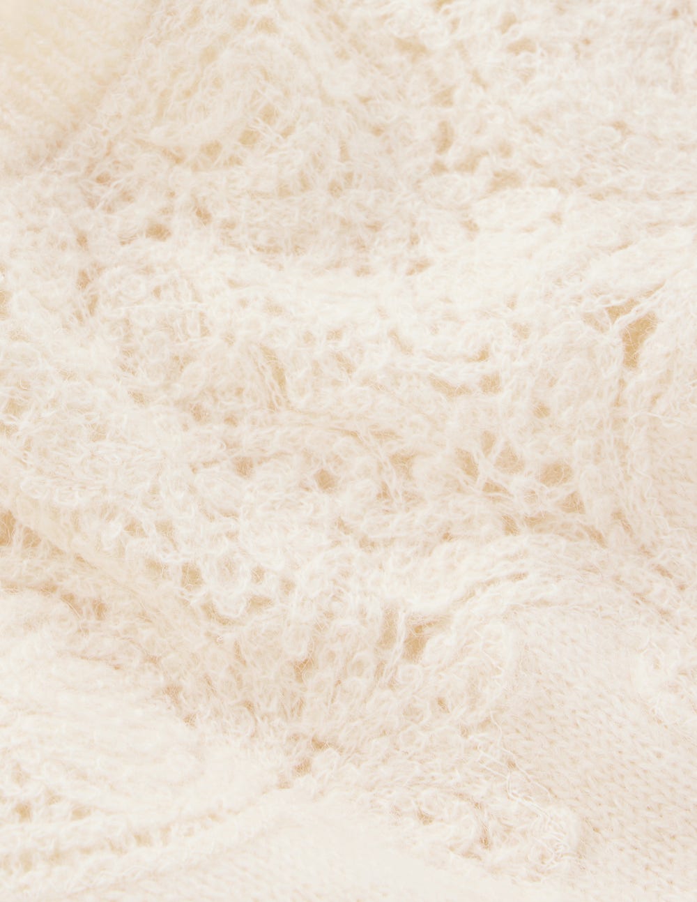 Fluffy Embroidered Jumper-Almond Milk - Image 8
