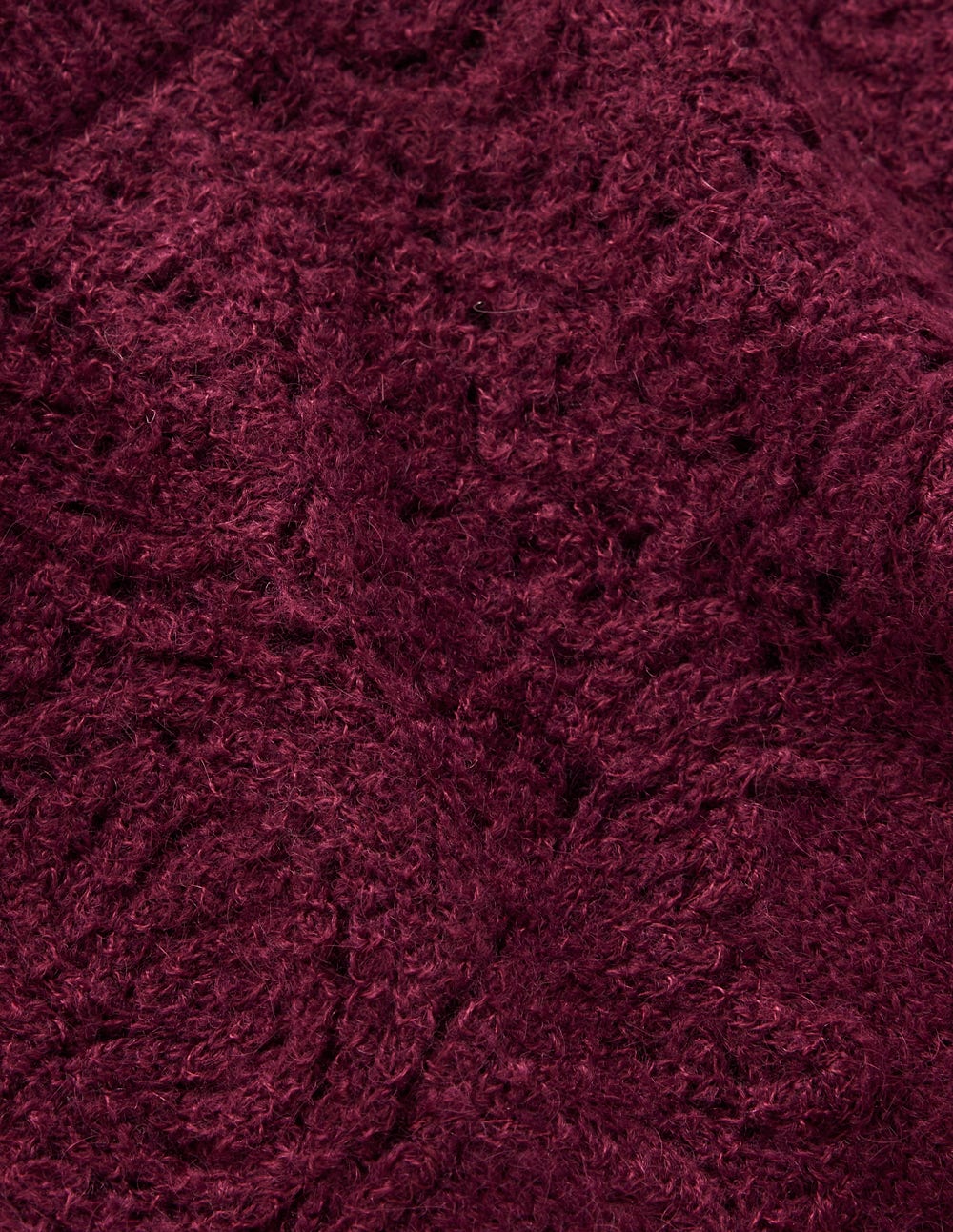 Fluffy Embroidered Jumper-Deep Wisteria - Image 6