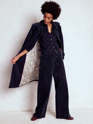 Briony Stitch Cardigan-Navy