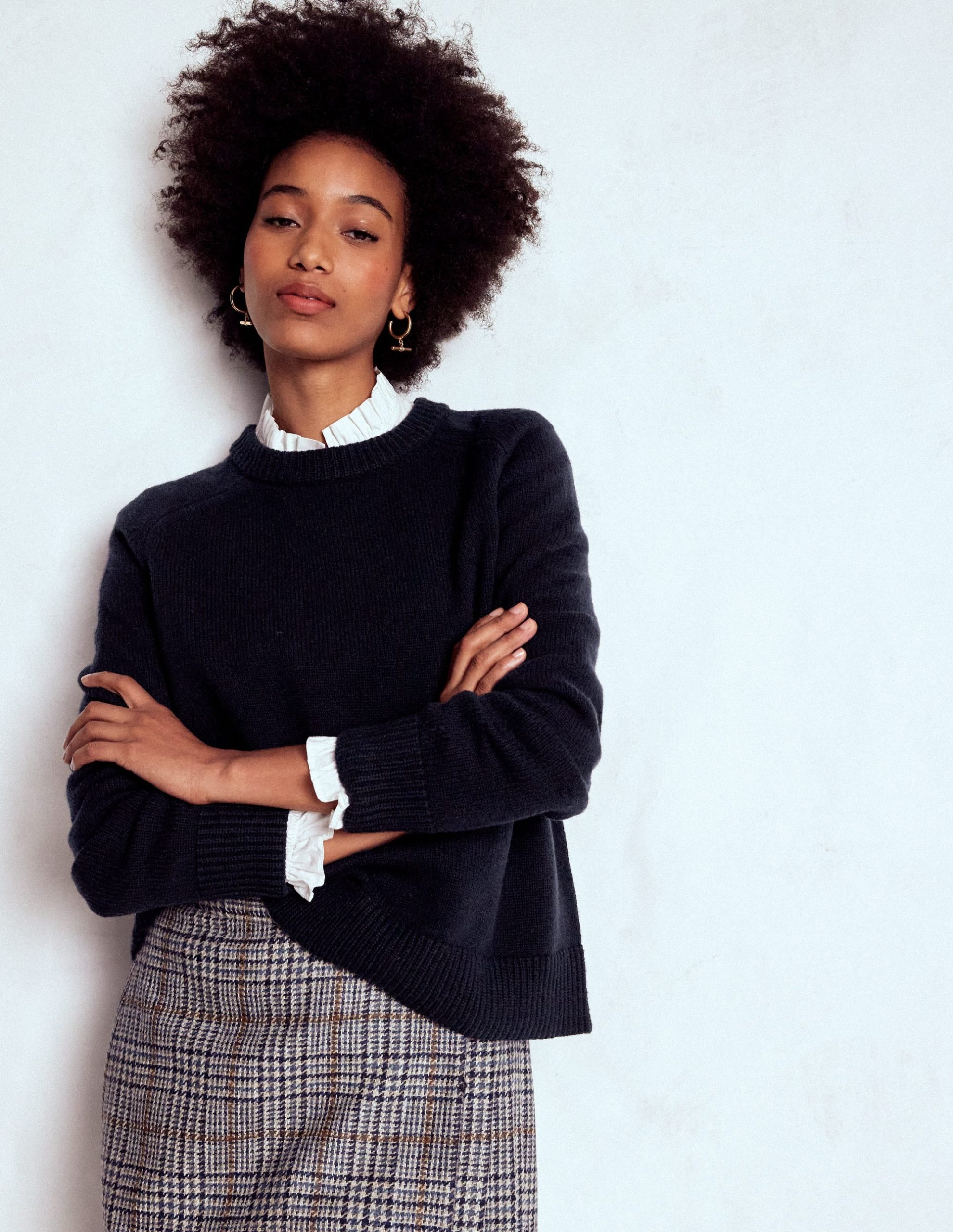 Marion Merino Jumper-Navy - Image 4