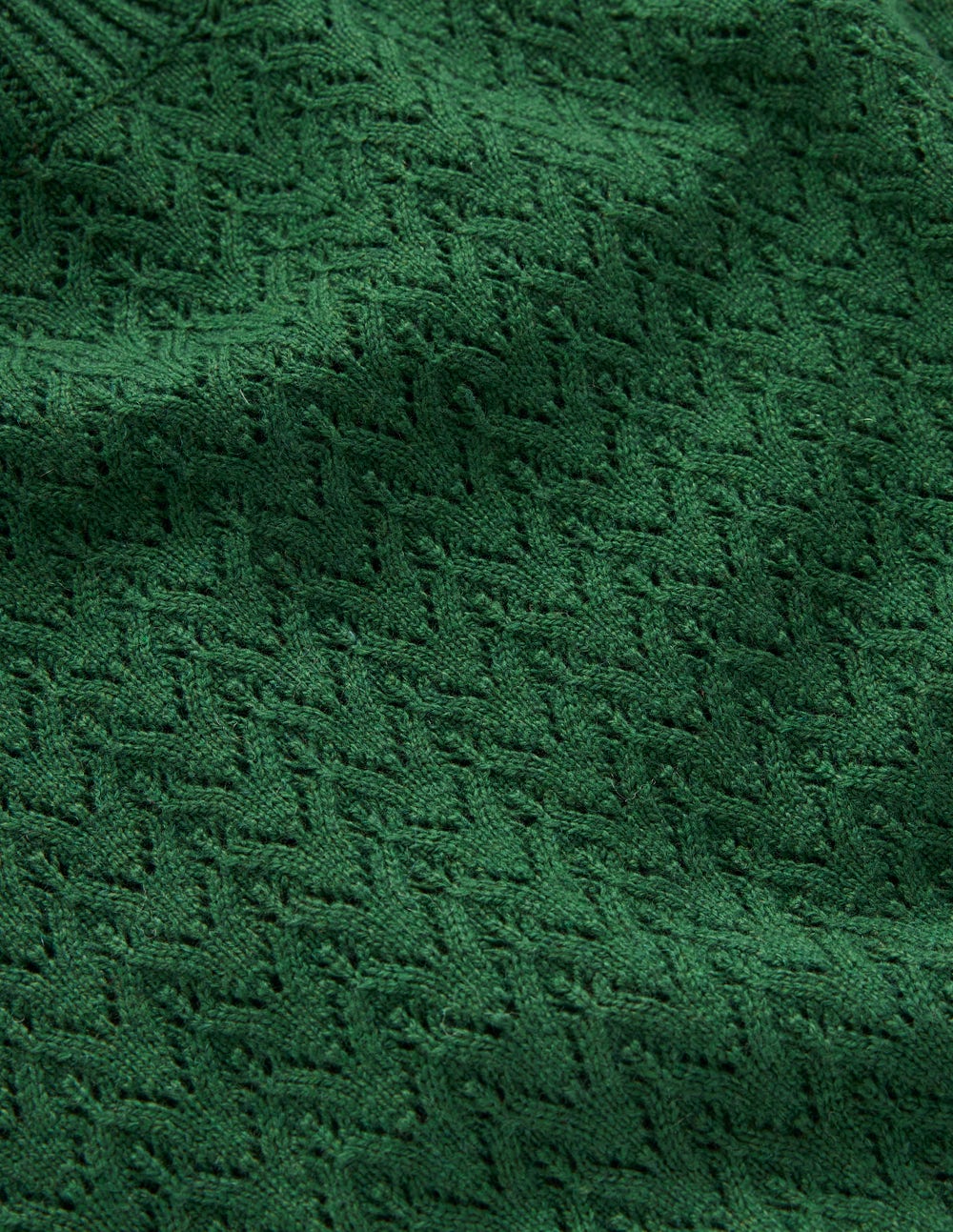 Diane Pointelle Sweater-Hunter Green - Image 7