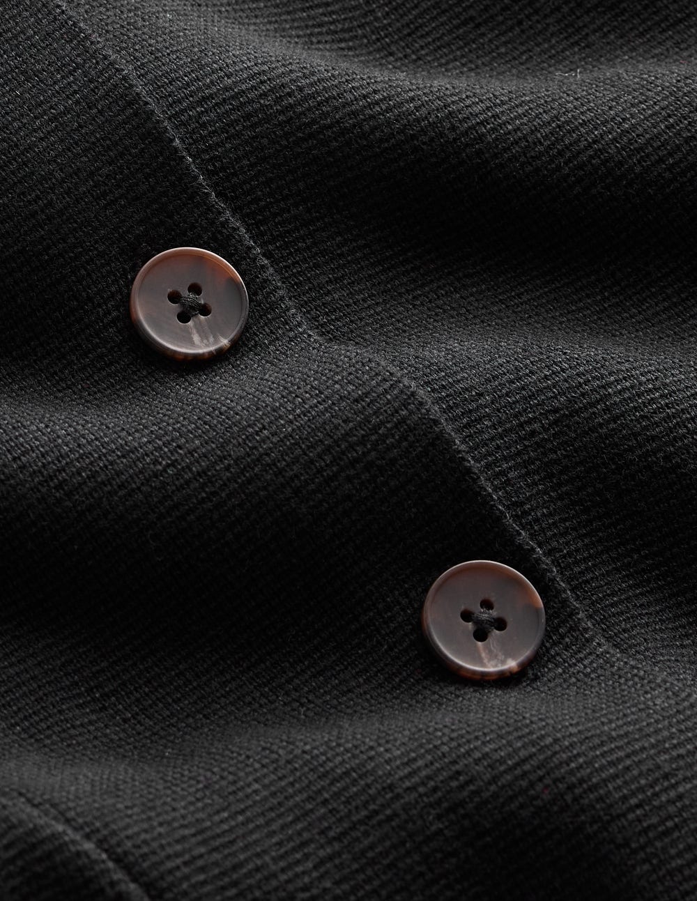 Joanna Fitted Knitted Jacket-Black - Image 6