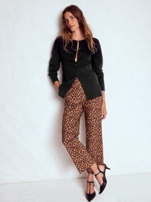 Joanna Fitted Knitted Jacket-Black