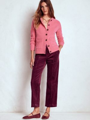 Pimlico Cord Trousers-Deep Wisteria