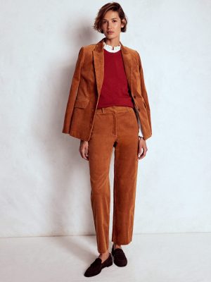 Canonbury Cord Trousers-Ginger