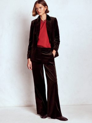 Belgravia Tailored Pants-Espresso