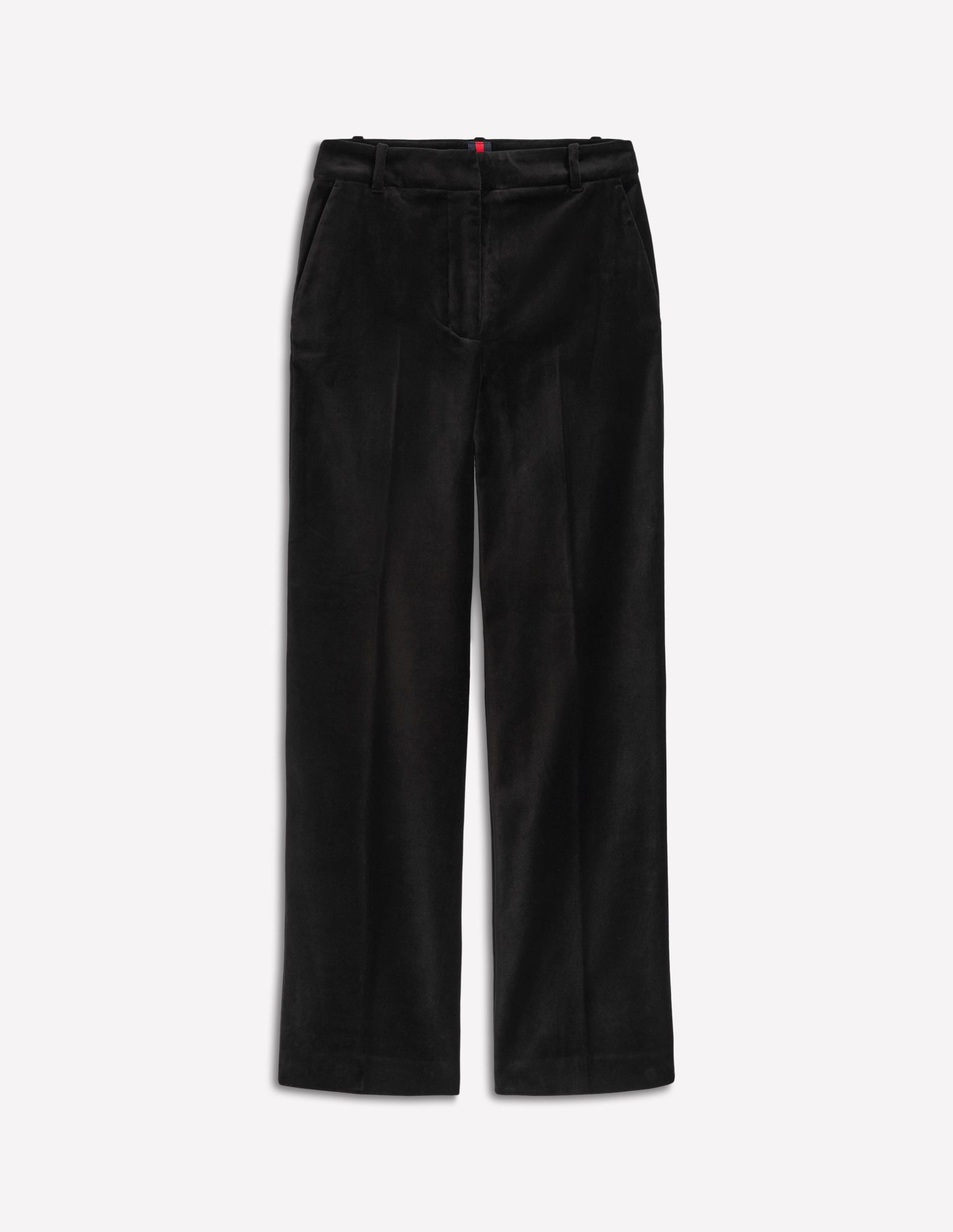 Canonbury Velvet Trousers-Black - Image 5