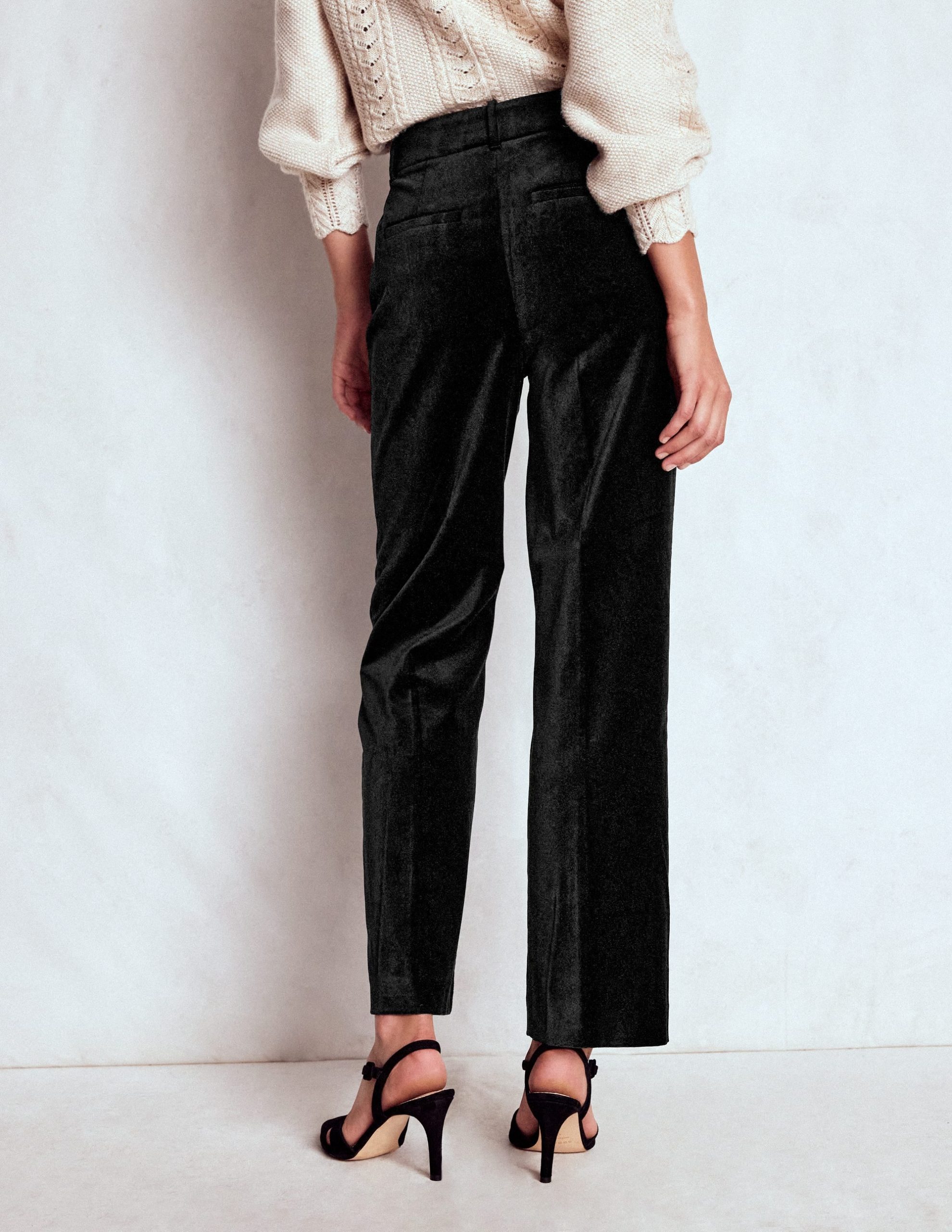 Canonbury Velvet Pants-Black - Image 3
