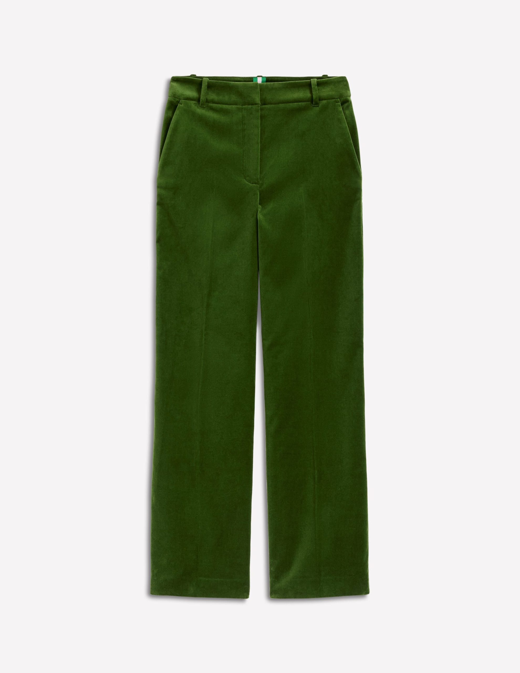 Canonbury Velvet Trousers-Green Fir - Image 6