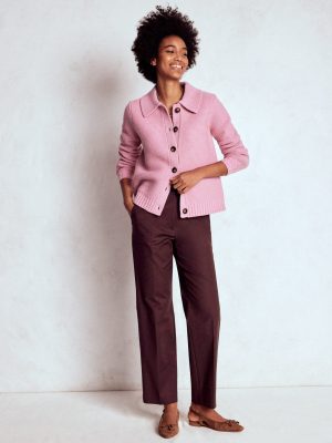 Canonbury 7/8 Pants-Deep Aubergine