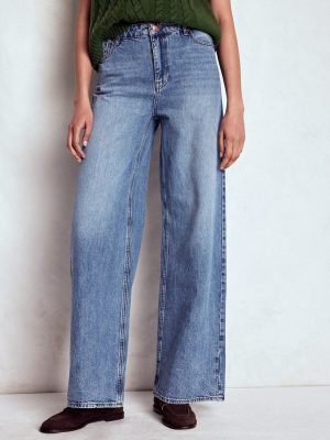 Relaxed Wide Leg  Jeans-Mid Vintage