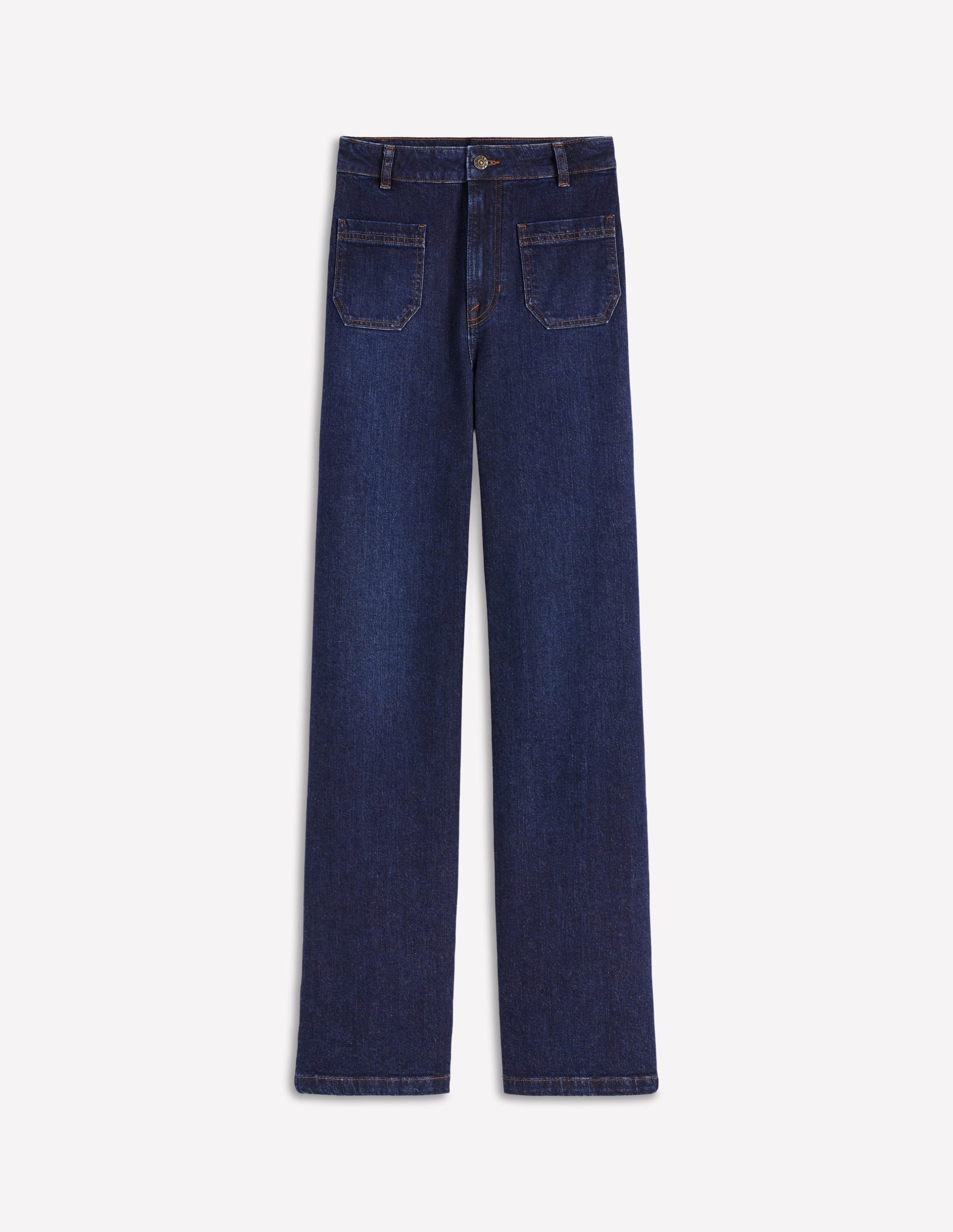 Straight Leg Pocket Jeans-Dark Vintage - Image 6