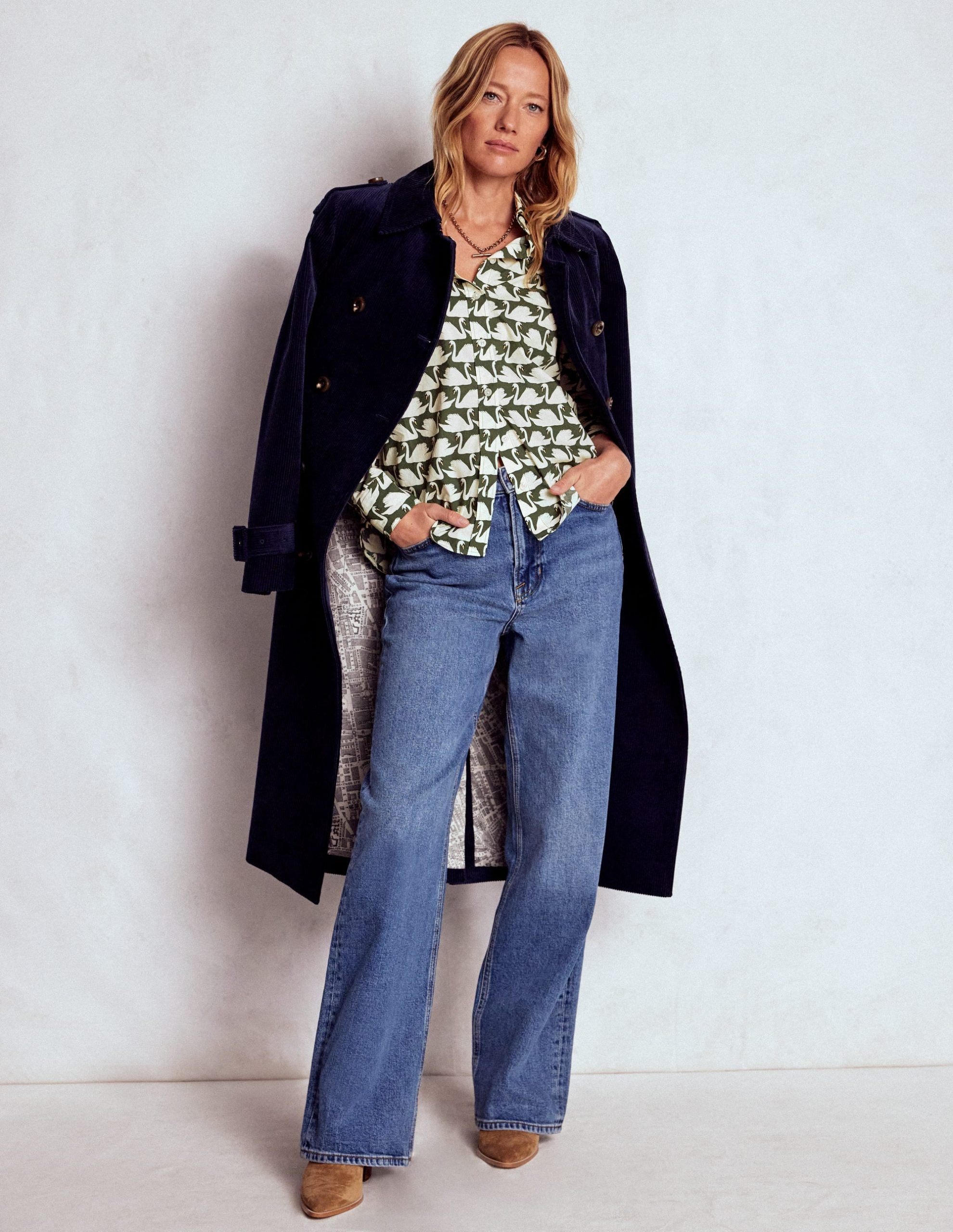 Sienna Cotton Shirt-Green. Geo Swan - Image 4